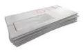 Stack of white envelopes