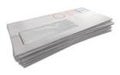 Stack of white envelopes