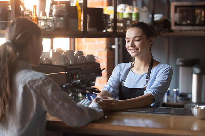 Coffee shop POS system