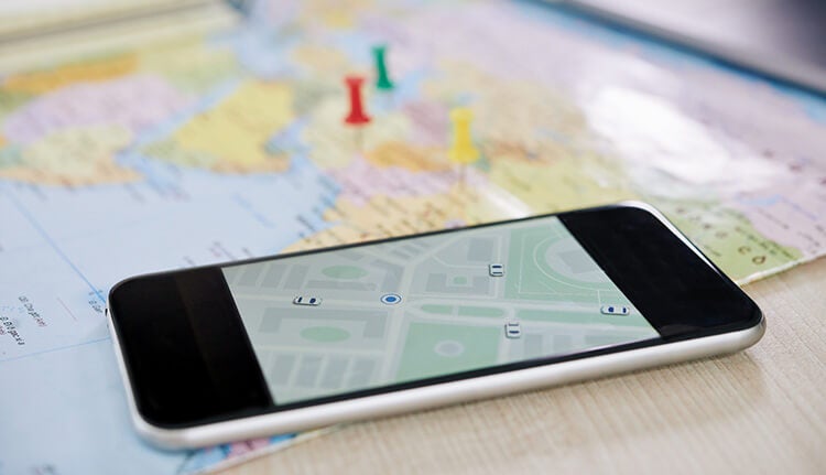 Mobile vehicle tracking system app