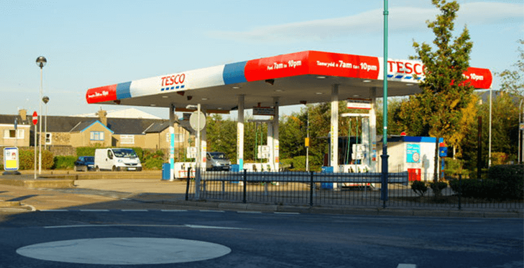 Tesco petrol station