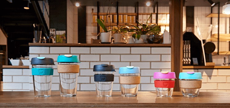 KeepCup reusable coffee cups of varying size