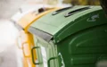 assortment of commercial waste bins