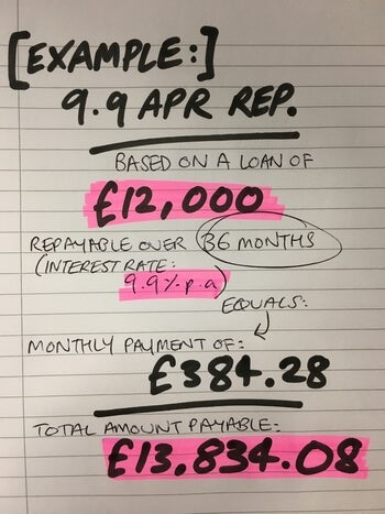 Representative APR notes