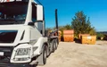 Commercial waste truck